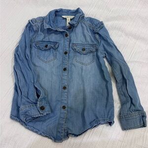 Matilda Jane Blue Chambray Blouse